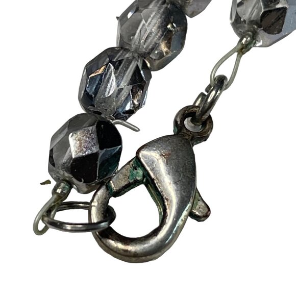 Sliced Geode Pendant Necklace Gem Stone Agate Glass Bead Chain Jewelry u - Picture 7 of 8